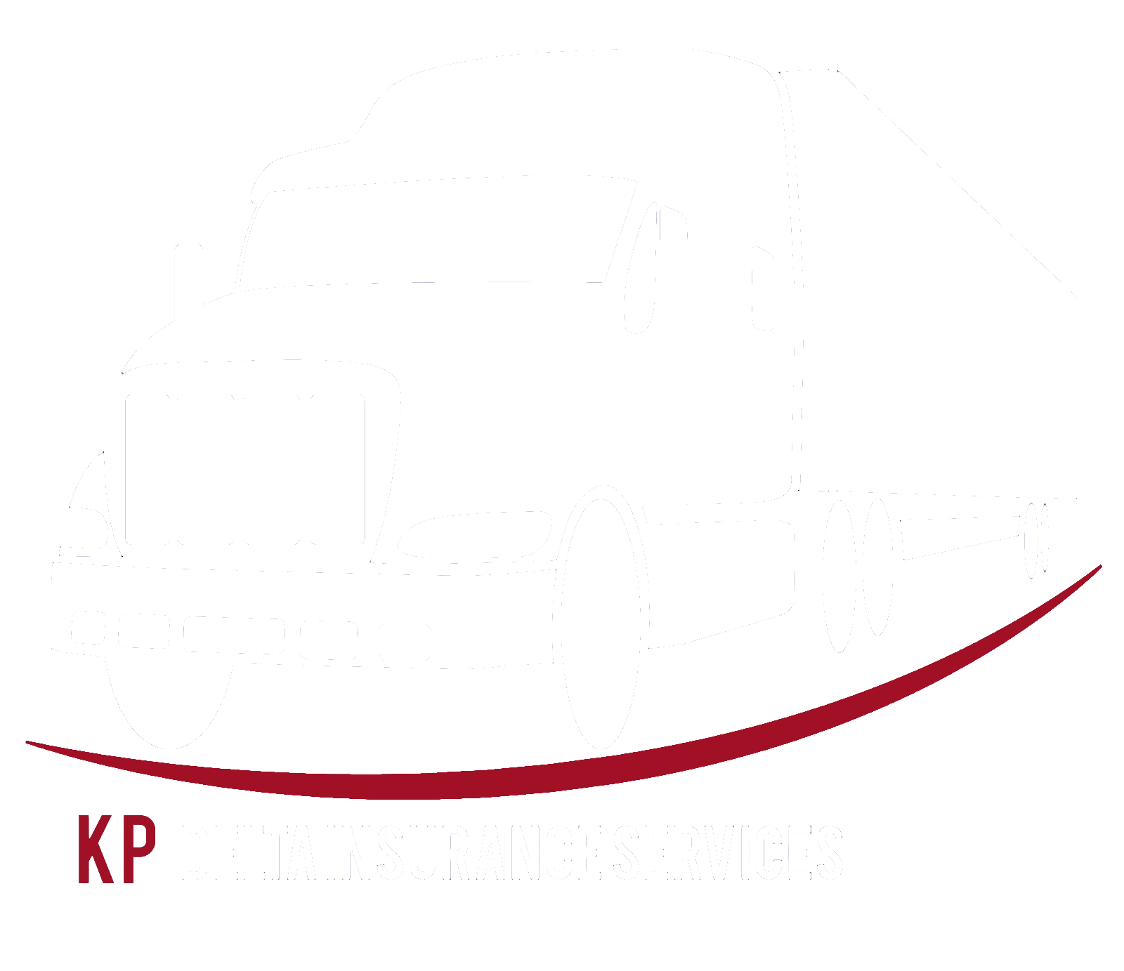 white KP Delta web logo
